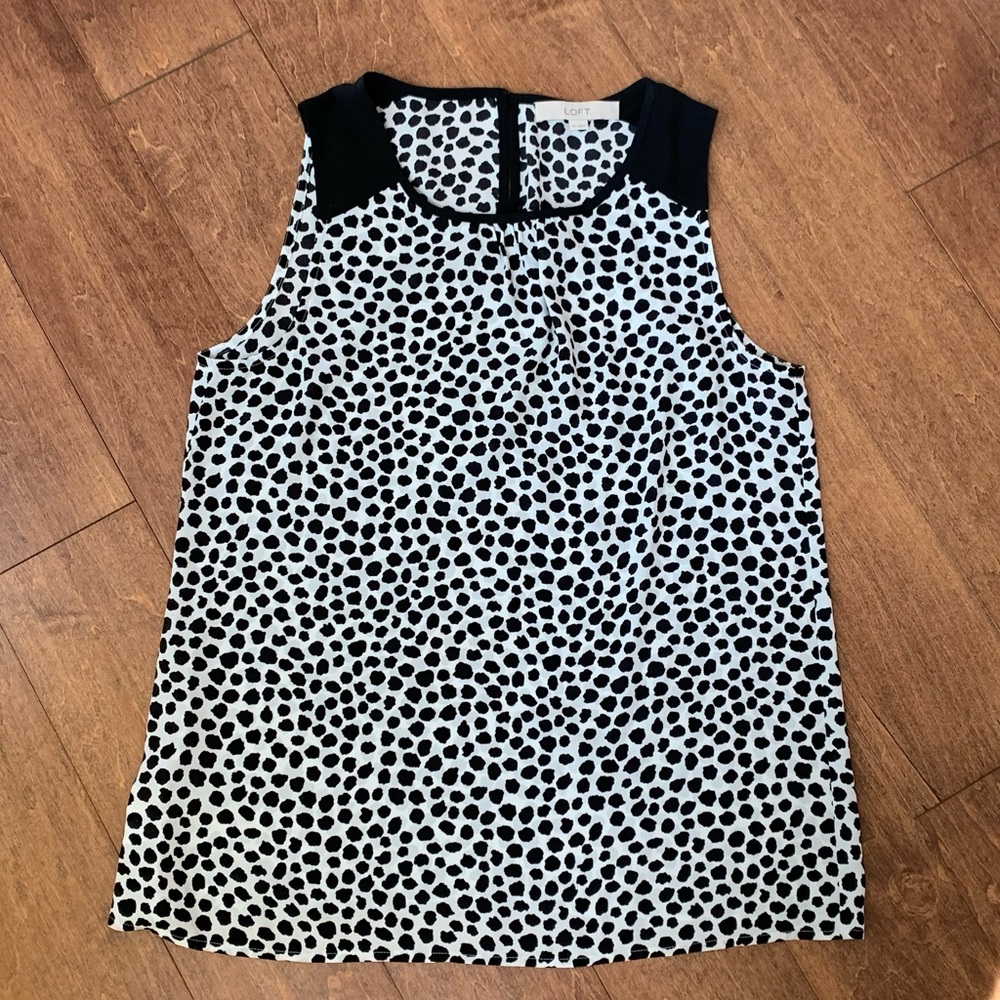 EUC Loft Blouse, Size Medium